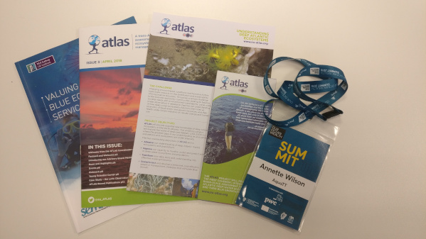 Atlas dissemination materials at Our Ocean Wealth Summit