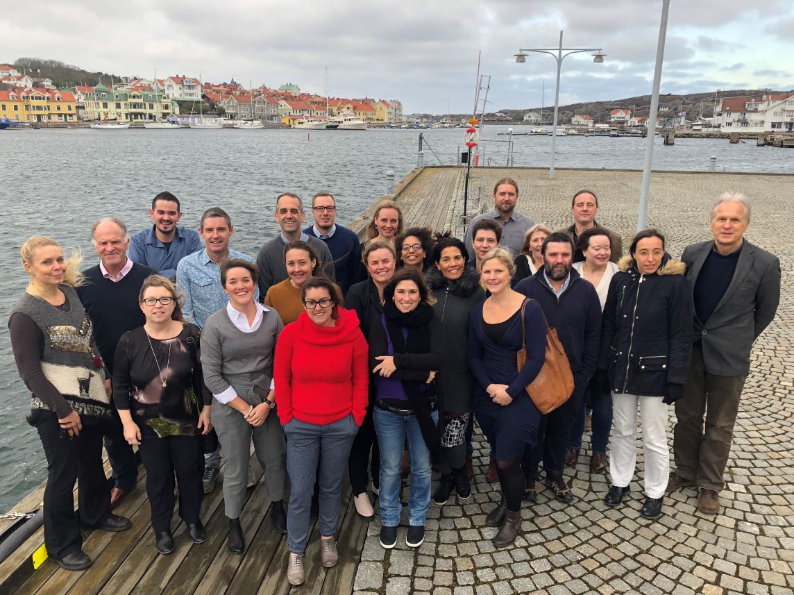 ATLAS partner David Johnson with the group attending the OSPAR Intersessional Correspondence Group on Marine Protected Areas in Marstrand, Sweden. 